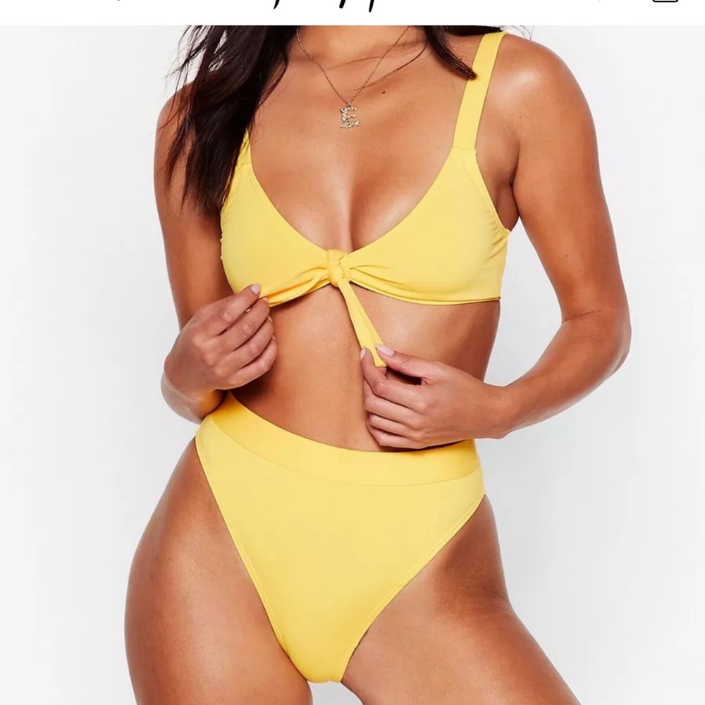 Nasty Gal swimsuit (Yellow) Sz16